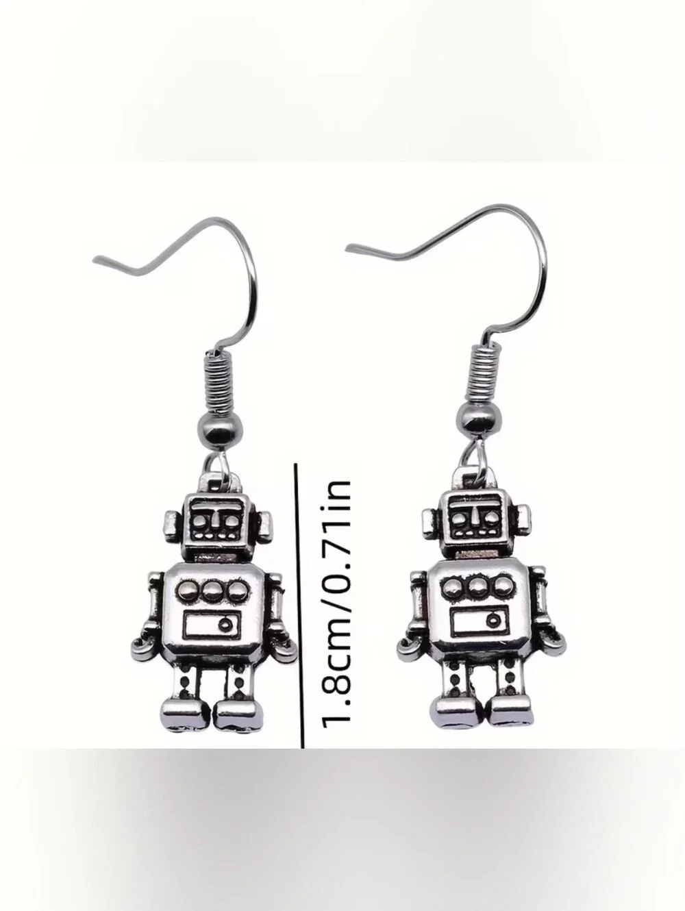 Nikki Picks Jewelry silver robot